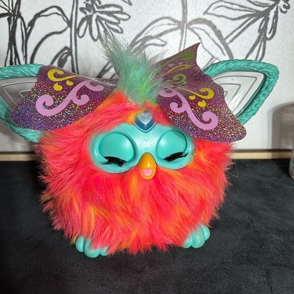 Furby coral 2023 emoto tronic interactive plush toy no box works - Picture 1 of 4